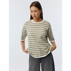 Футболка Sela, размер XS INT, белый графика мелкая