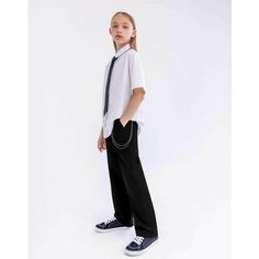 Брюки Gloria Jeans, размер 11-12л/152 (36), черный