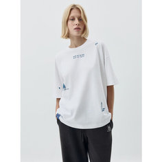 Футболка Sela, размер S INT, ваниль