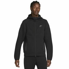 Толстовка NIKE M NK Tech Fleece FZ WR HOODIE, размер L, , чёрный