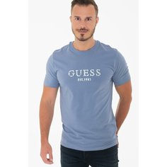 Футболка GUESS, размер S, голубой