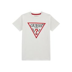 Футболка GUESS, размер 7 лет, белый