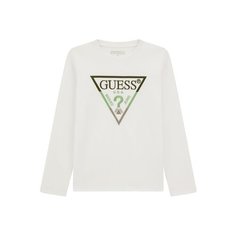 Лонгслив GUESS, размер 164, белый