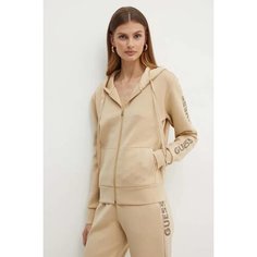 Толстовка GUESS, размер S, , серо-бежевый