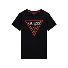 Футболка GUESS, размер 16 лет, черный