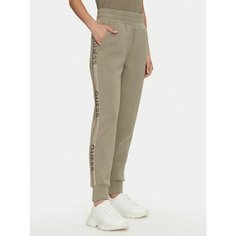 Брюки джоггеры GUESS, размер S, зеленый