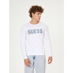 Лонгслив GUESS, размер L, , белый