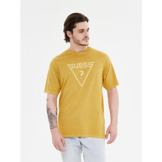 Футболка GUESS, размер L, желтый