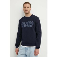 Свитшот GUESS, размер XL, , синий