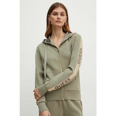 Толстовка GUESS, размер M, , зелeный
