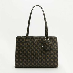 Сумка тоут GUESS, коричневый