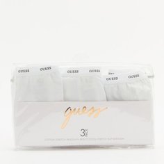 Трусы GUESS, комплект из 3 шт., размер XL, белый