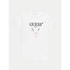 Футболка GUESS, размер 7 лет, белый G011