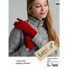 Перчатки teplo, размер S/M, красный Тепло