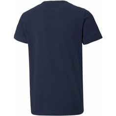 Футболка спортивная PUMA Ess Logo Tee, размер 128, peacoat