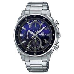 Наручные часы CASIO Edifice, серебристый/синий