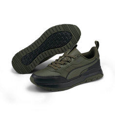 Кроссовки PUMA R78 Trek Lth, размер 9 UK, чёрный