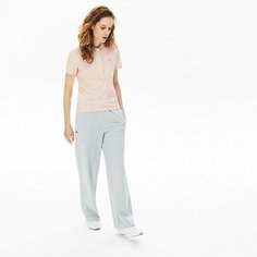 Поло LACOSTE, размер T34, пастельно-розовый