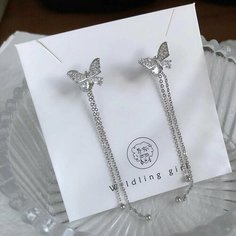 Серьги пусеты, размер 10 мм, серебристый Fashion