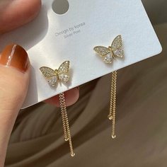 Серьги пусеты, размер 10 мм, золотой Fashion