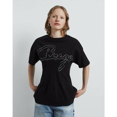 Футболка Gloria Jeans, размер S (40-42), чёрный