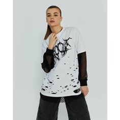 Футболка Gloria Jeans Ready! Steady! Go!, размер 12-14л/152-164, белый