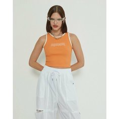 Топ Gloria Jeans Ready! Steady! Go!, размер 8-10л/134-140, оранжевый