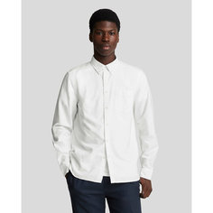 Рубашка Lyle & Scott Tonal Eagle Plain Oxford Shirt, размер S, white