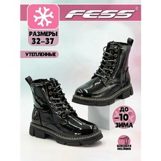 Ботинки FeSS, размер стелька 23,5 см, черный