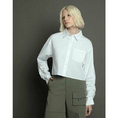 Рубашка Gloria Jeans Ready! Steady! Go!, размер S/164-170, белый