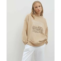 Свитшот Gloria Jeans, размер XXS-XS (36-40), , бежевый