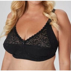 Бюстгальтер ZAZU, размер 85E, черный