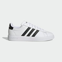 Кроссовки adidas Grand Court 2.0, размер 11,5 UK, Cloud White / Core Black / Cloud White