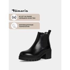 Ботинки челси Tamaris, размер 39, черный