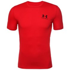 Футболка спортивная Under Armour Sportstyle Logo, размер XXL, крacный