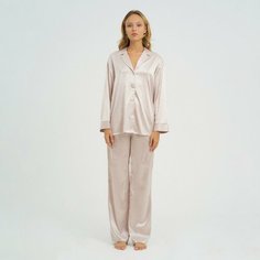 Пижама Kaftan, размер 52, коричневый