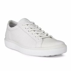 Кеды ecco SOFT 60 M, полнота F (EU)/ на среднюю стопу, размер 44, белый