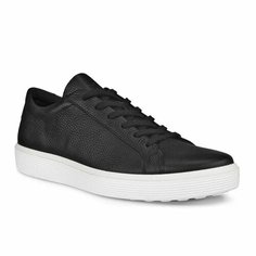 Кеды ecco SOFT 60 M, полнота F (EU)/ на среднюю стопу, размер 45, чёрный