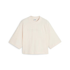 Футболка PUMA CLASSICS Oversized Tee, размер 44, бежевый