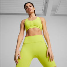 Топ спортивный PUMA 4KEEPS SHAPELUXE BRA, размер XS, Lime Pow