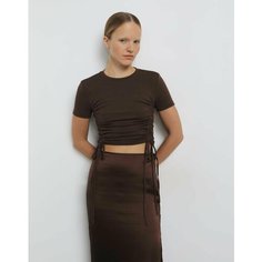 Топ Gloria Jeans, размер XL (52-54), коричневый