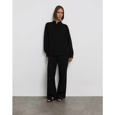 Брюки палаццо Gloria Jeans GJ BLACK, размер XS/164 (38-40), чёрный