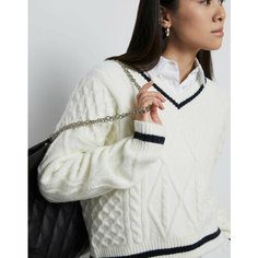 Джемпер Gloria Jeans, размер XL (52-54), , молочный