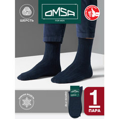 Носки Omsa, размер 45-47, blu scuro