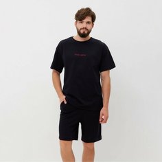 Пижама Kaftan, размер 54, черный