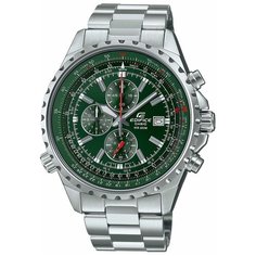 Наручные часы CASIO Edifice, зеленый/серебристый