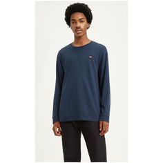 Лонгслив спортивный Levis Men The Original Long Sleeve Tee, размер S, , синий Levis®
