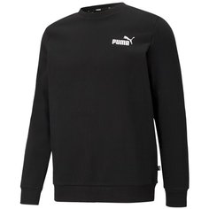 Свитшот спортивный PUMA Ess Small Logo Crew Fl, размер M, , чёрный