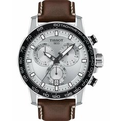 Наручные часы TISSOT T-Sport, серый, коричневый, серебряный, мультиколор