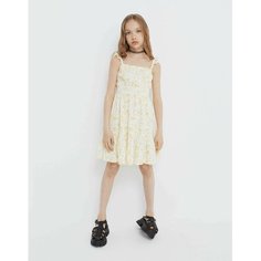 Платье Gloria Jeans GJ COOL, размер 2-4г/98-104, желтый/разноцветный
